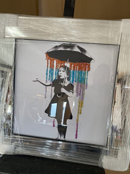 Banksy 'Umbrella'