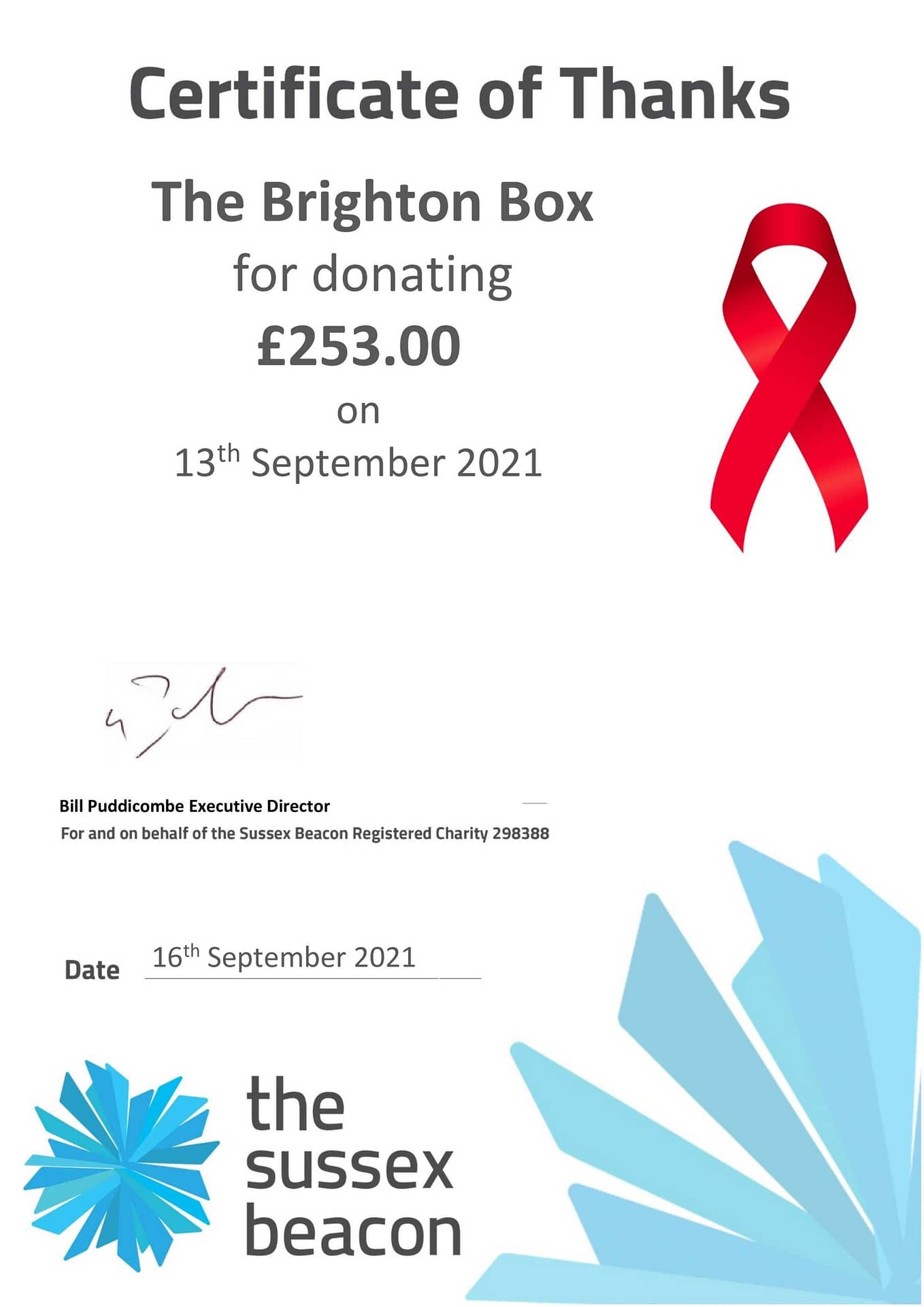 Brighton Box September 2021