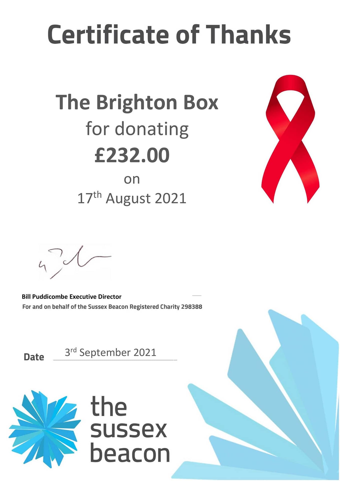 The Brighton Box August 2021