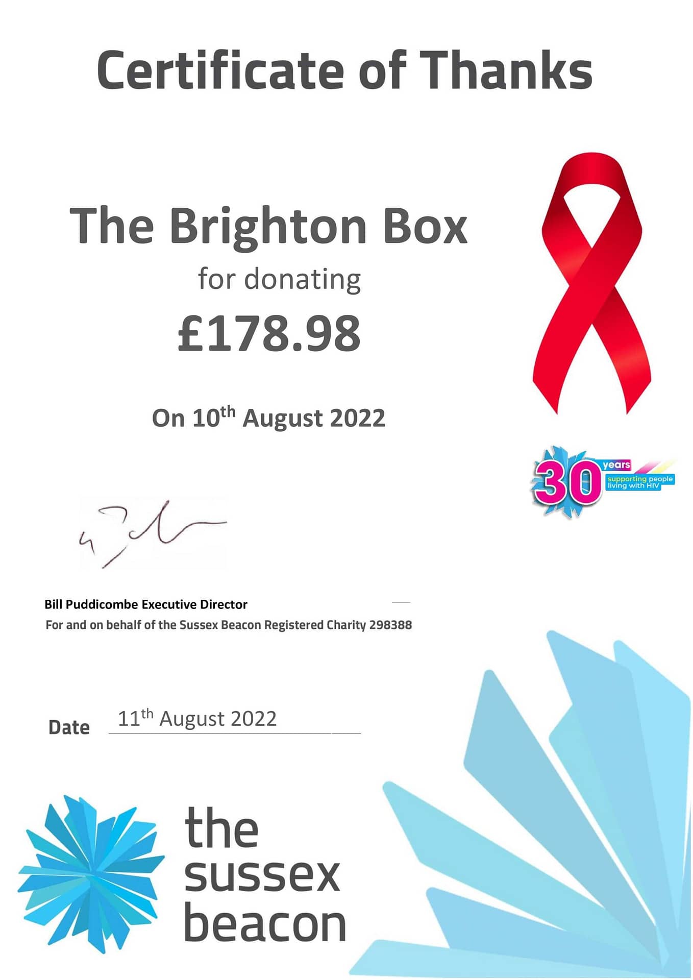 The Brighton Box August 2022