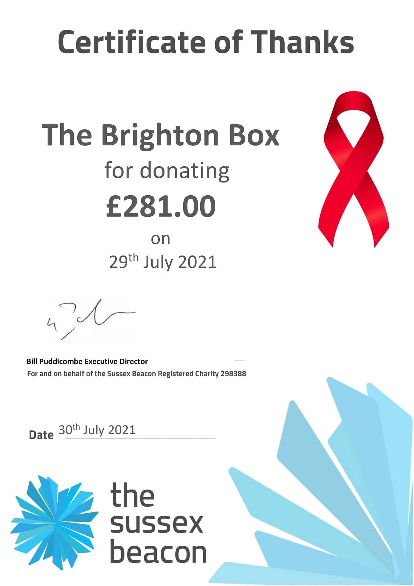 The Brighton Box July 2021