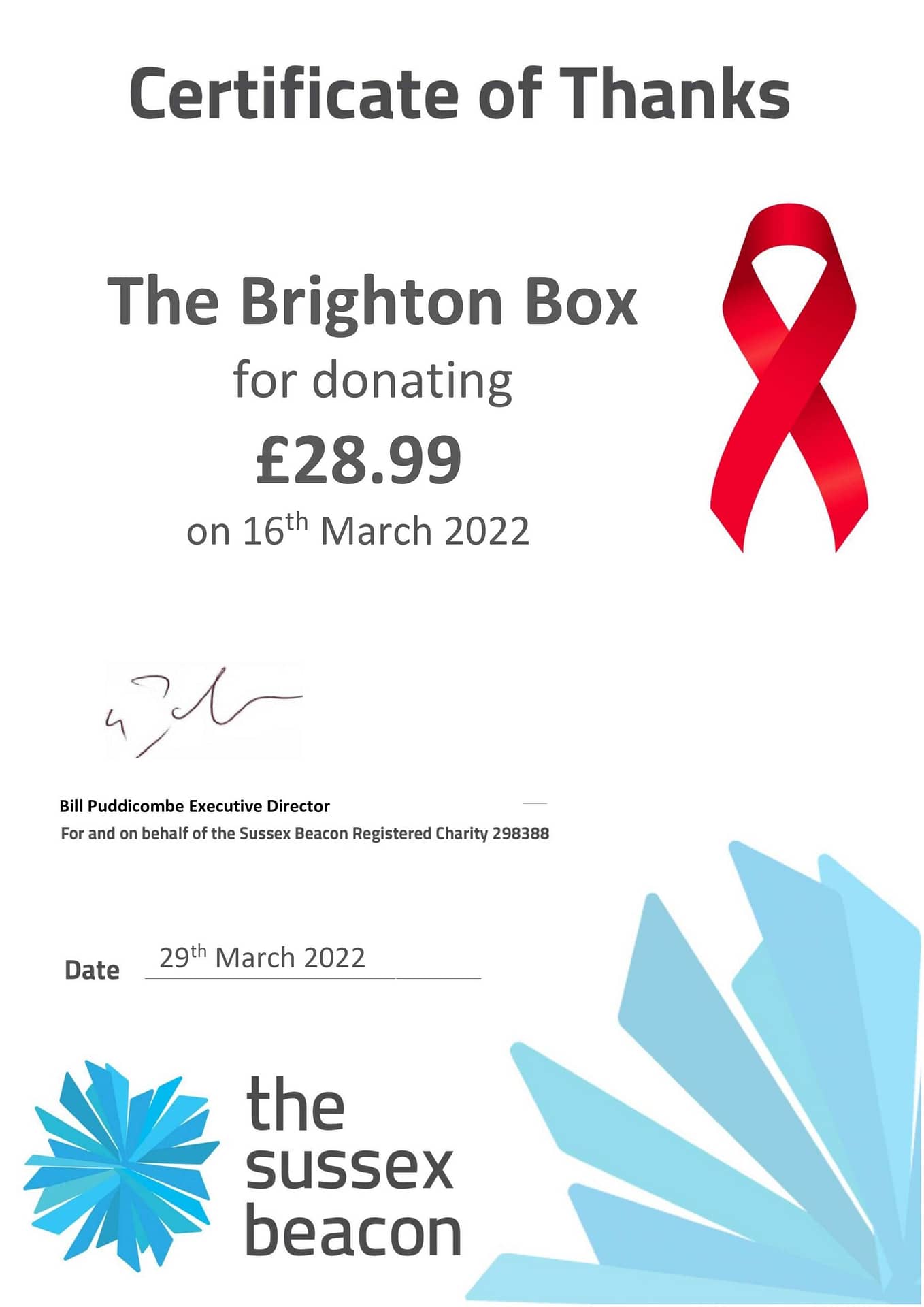 The Brighton Box March 2022