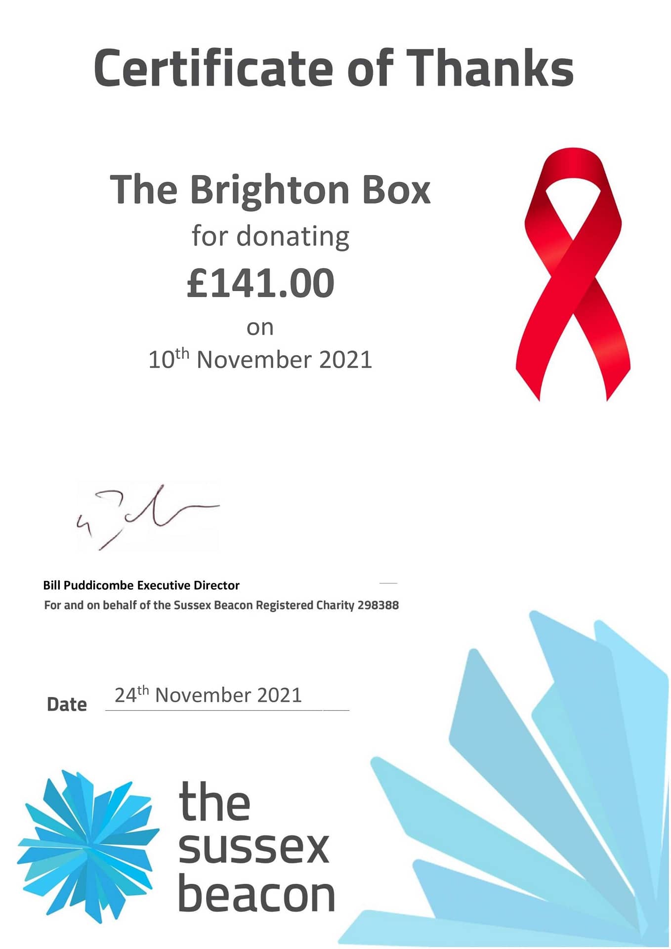 The Brighton Box November 2021