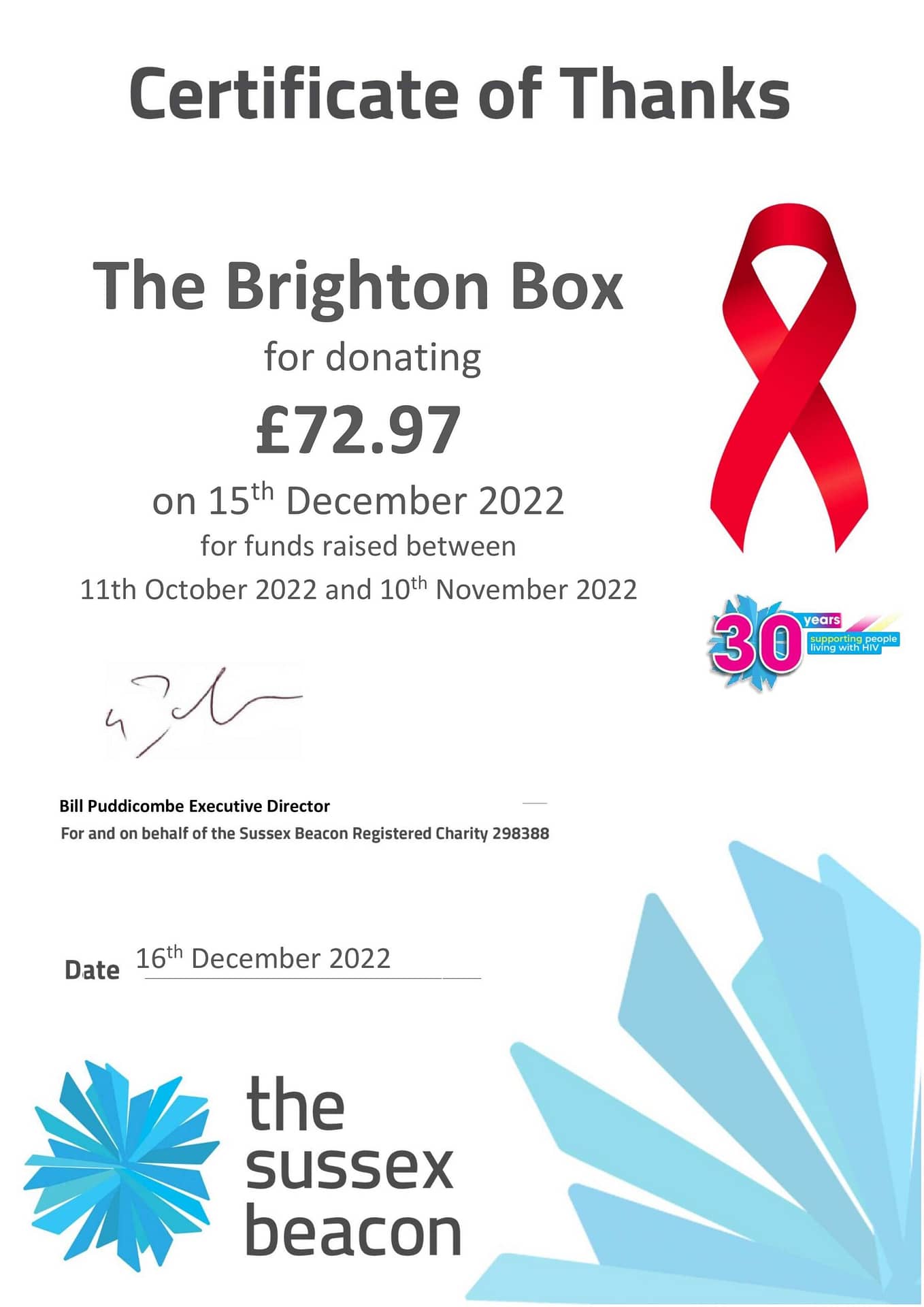 The Brighton Box November 2022